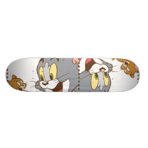 Tom and Jerry Stamp Custom Skateboard