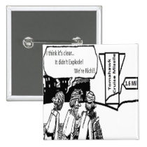 Tomahawk Cruise Missile: 1.6 Mil. Political Comic buttons