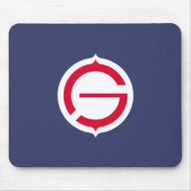 Tomakomai, Hokkaido, Japan flag Mousepad