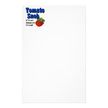 Tomato Snob Funny Gardener Stationery