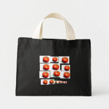 tomato, tomato, tomato, tomato, tomato, tomato,... canvas bag