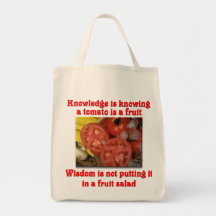 Tomato Wisdom Canvas Bags