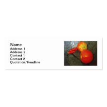 Tomatoes And Chilies Business Cards