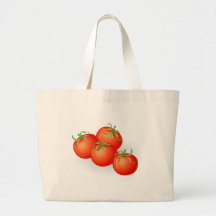 Tomatos illustration tote bags