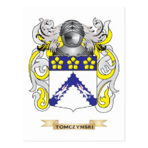 Tomczynski Family Crest (Coat of Arms) Postcards