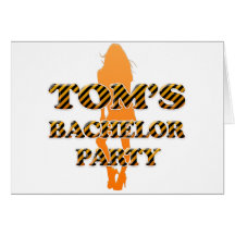 Tom's Bachelor Party Greeting Cards