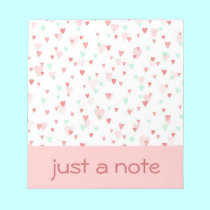 Tons of Tiny Love Hearts Notepad notepads