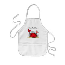 Too Cute Crab Custom Apron