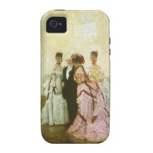 Too Early by James Tissot, Vintage Victorian Art iPhone 4/4S Covers