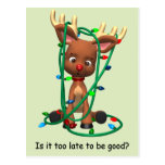 Too Late to Be Good? Postcard