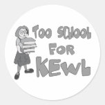 Too School For Kewl Stickers