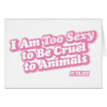 Too Sexy Pink Card