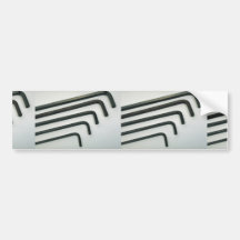 Tools of Trade- Allen keys Bumper Sticker