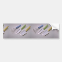 Tools of Trade- Garden tools Bumper Sticker