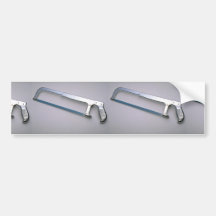 Tools of Trade- Hacksaw Bumper Stickers