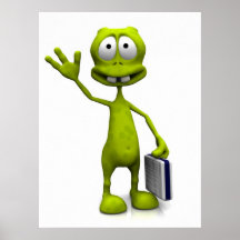 Toon Alien Print