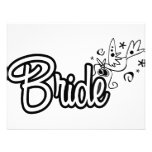 ToonDoveBrideWht Custom Invitation