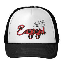 ToonDoveEngagedRed Mesh Hat