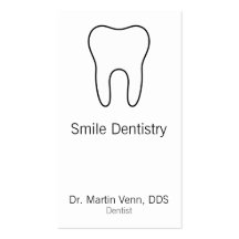 Tooth Business Card Template