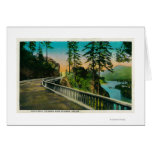 Tooth Rock on Columbia RiverColumbia River, OR Greeting Card