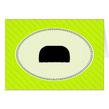 Toothbrush Moustache Greeting Card