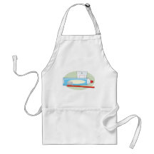 Toothpaste and Brush Apron