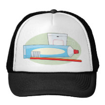 Toothpaste and Brush Hats