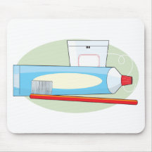 Toothpaste and Brush Mouse Mats