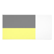 top black bottom yellow 50 lightness DIY custom Photo Cards