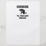 TOP Body Behaves Custom Flyer
