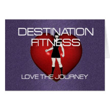 TOP Destination Fitness Greeting Cards