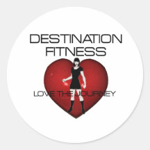 TOP Destination Fitness Stickers
