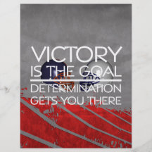 TOP Football Victory Slogan Full Color Flyer