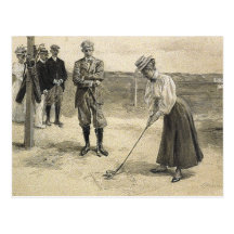 TOP Golf Girl Postcards