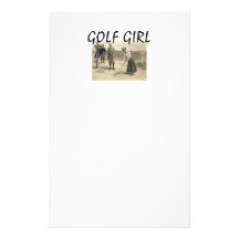 TOP Golf Girl Stationery