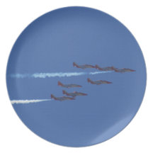 Top Gun Smokin'. Dinner Plates