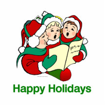 TOP Happy Holidays Cut Out