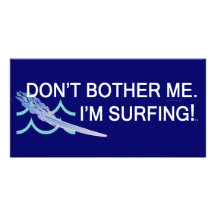 TOP I'm Surfing Photo Greeting Card