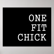 TOP One Fit Chick Print