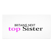 top sister photo card template