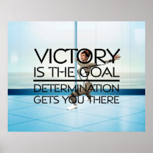 TOP Skating Victory Slogan Poster
