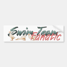 TOP Swim Team Fanatic Bumper Stickers