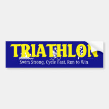TOP Triathlon Bumper Sticker