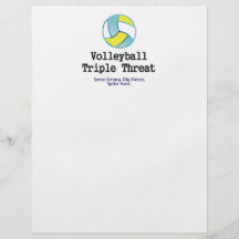 TOP Volleyball Triple Threat Custom Flyer