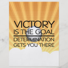 TOP Volleyball Victory Slogan Flyer