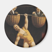 TOP Weightlifting Old School Fridge Magnets