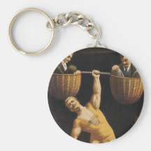 TOP Weightlifting Old School Keychains