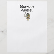 TOP Workout Animal Flyer Design