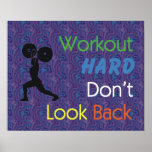 TOP Workout Hard Posters