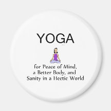 TOP Yoga Slogan Fridge Magnets